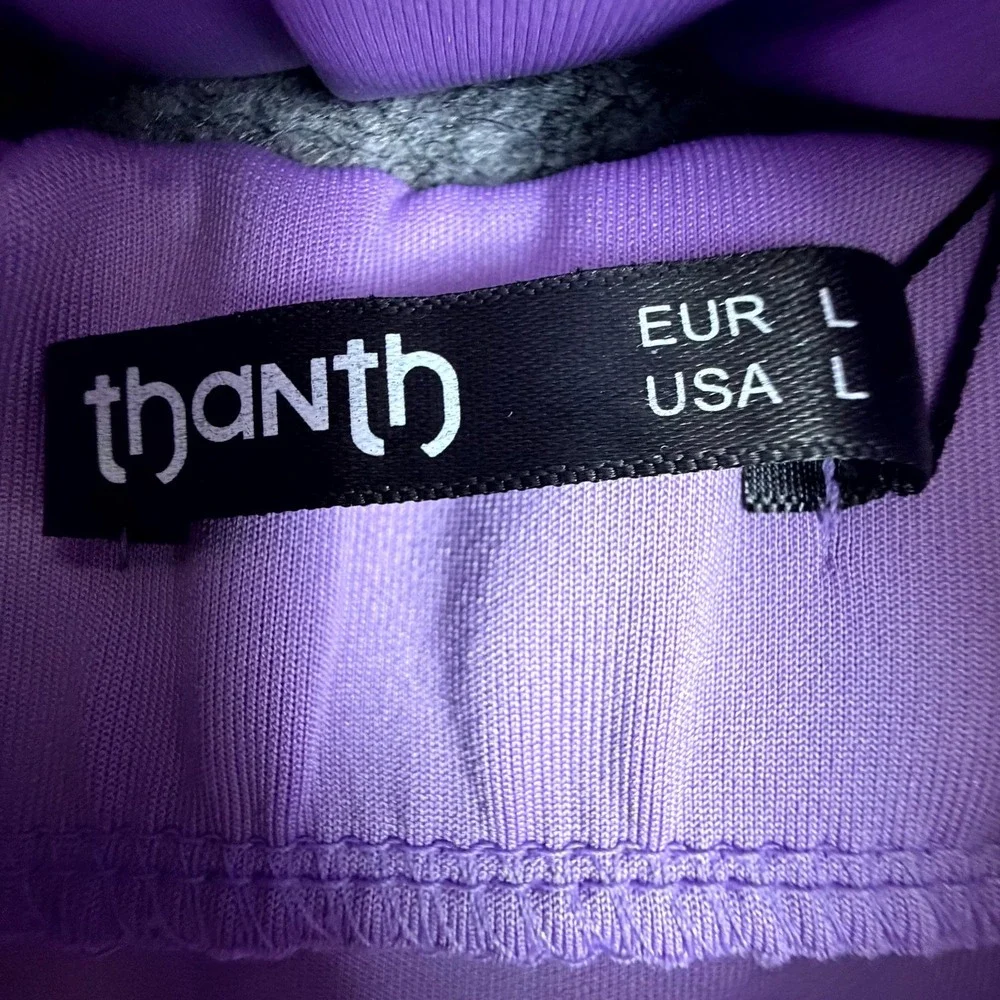 Thanth Pencil Skirt Women Large Purple Pull On Career Party Business Academia